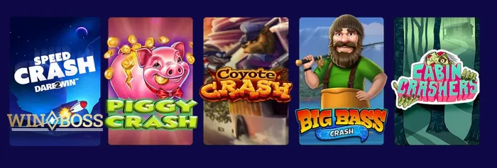 Crash-ігри на WinBoss казино з динамічним форматом, швидкими раундами та активним ігровим темпом